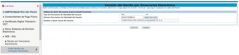 EMITIR RECIBO POR HONORARIOS ELECTRONICO 】 AQUI