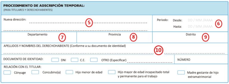 CAMBIO DE DOMICILIO PARA ESSALUD 】 Entra AQUÍ