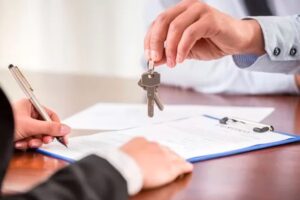 firma de contrato de alquiler